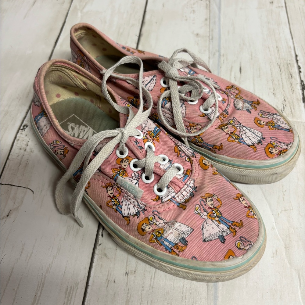 Vans Authentic "Toy Story x Woody & Bo Peep" sneakers Pink Youth Size 1.5